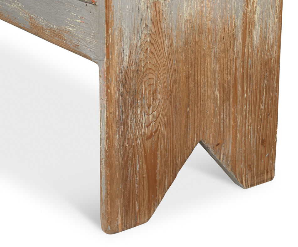 Beach House Bench Grey