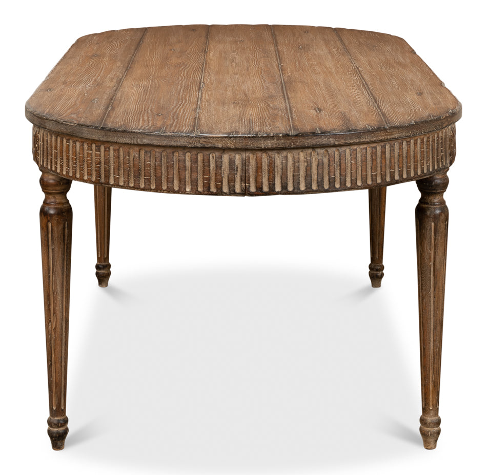 French Antique Reproduction Dining Table
