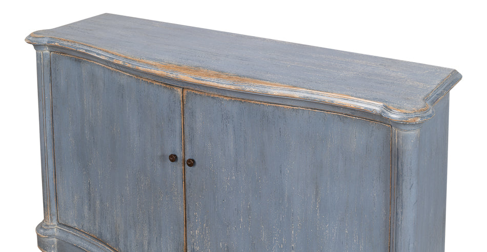 Columns Bowfront Sideboard Blue