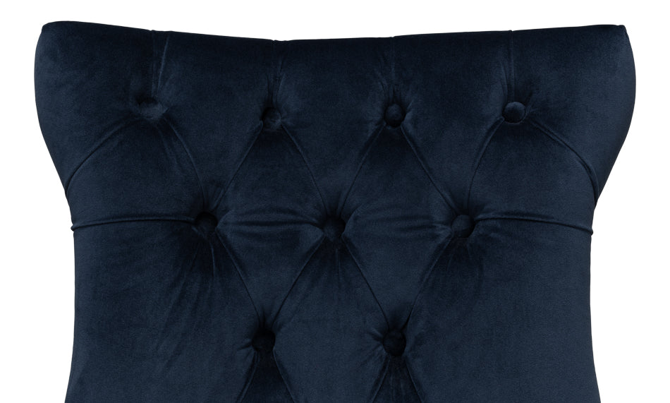 Sophie Side Chair Blue Velvet