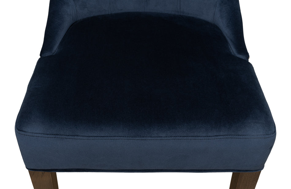 Sophie Side Chair Blue Velvet