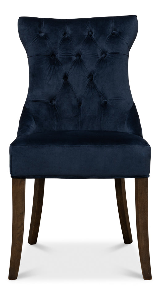 Sophie Side Chair Blue Velvet