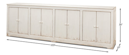 Eight Is Enough Sideboard Whitewash