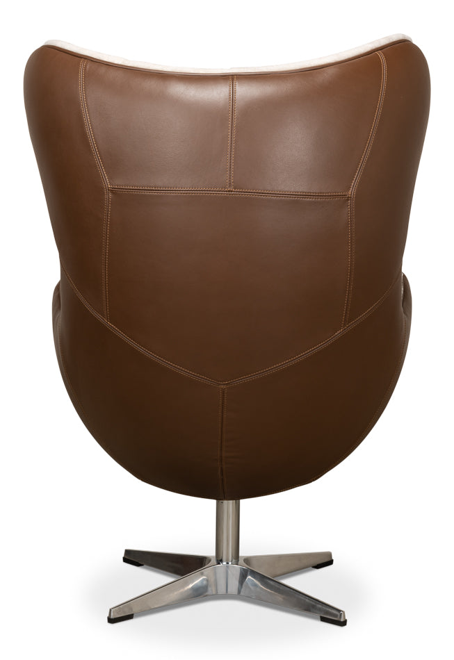 Jacobean Mid 20th Century Egg Chair