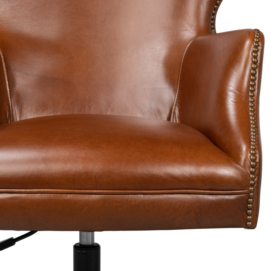 Andrew Jackson Desk Chairhavana Leather