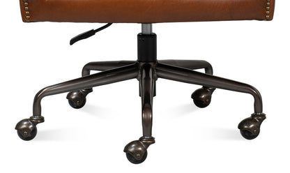 Andrew Jackson Desk Chairhavana Leather
