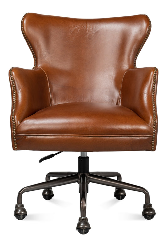 Andrew Jackson Desk Chairhavana Leather