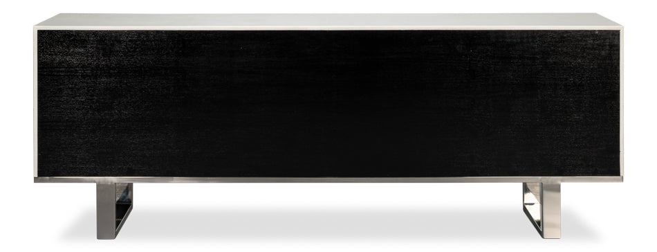 Bronzini Credenza Embossed White