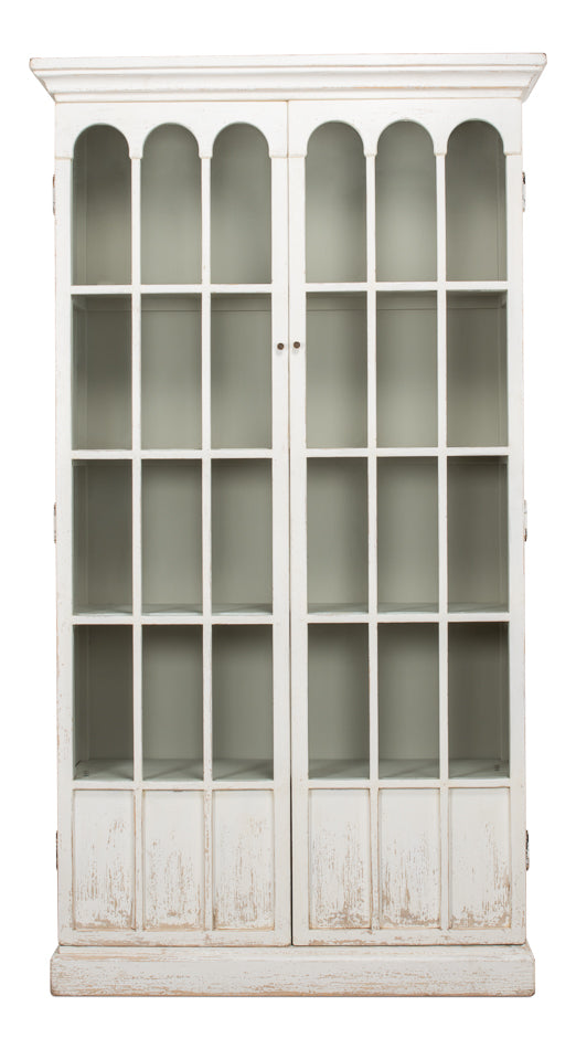 Edgar Allan Glass Bookcase