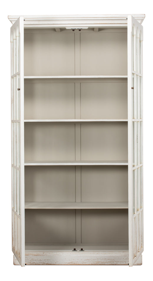 Edgar Allan Glass Bookcase