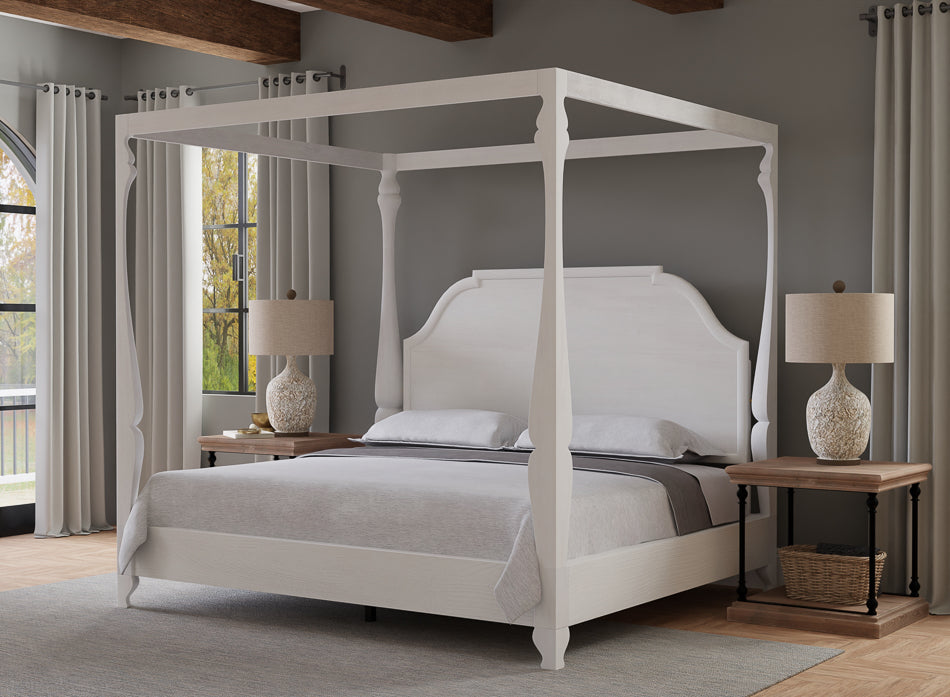 Madeline Bungalow Bed King Bungalow Wht