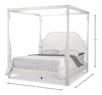 Madeline Bungalow Bed King Bungalow Wht
