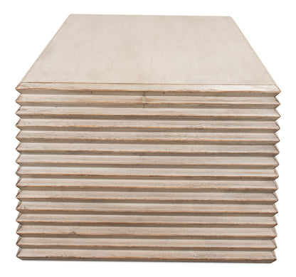 Stacked Cocktail Table Stone Grey