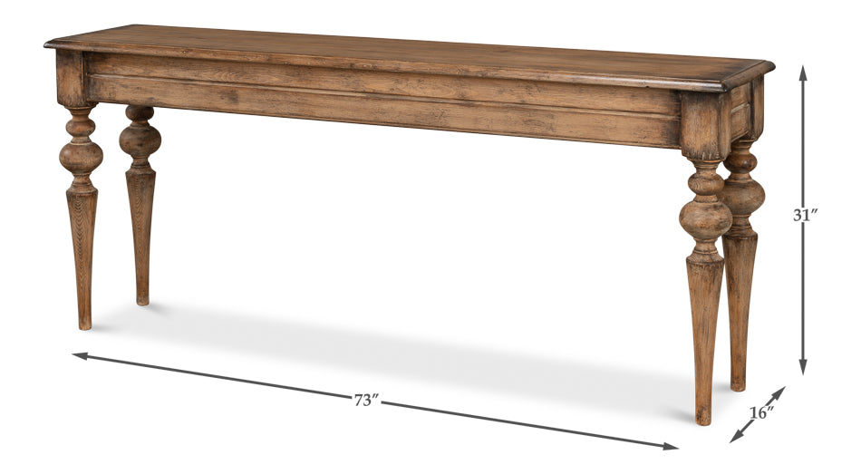 Hudson Console Brown