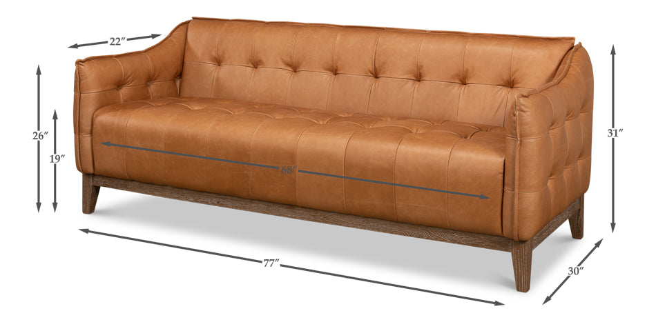 Isaac Leather Sofa