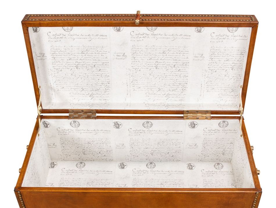 Remington Leather Box On Stand