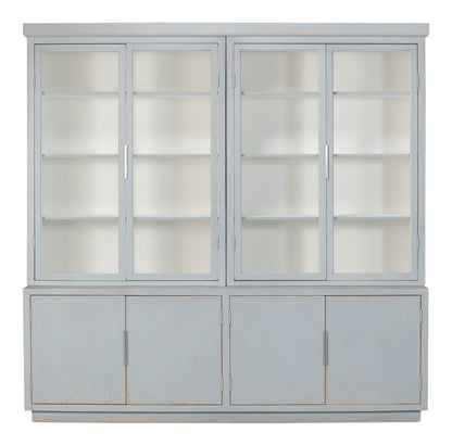Maldives 4 Door Bookcase Eros Blue