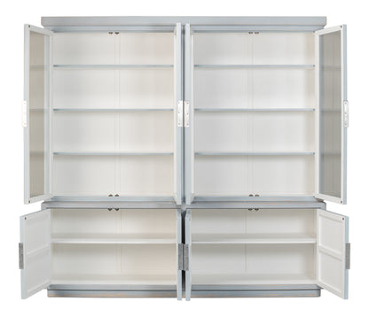 Maldives 4 Door Bookcase Eros Blue