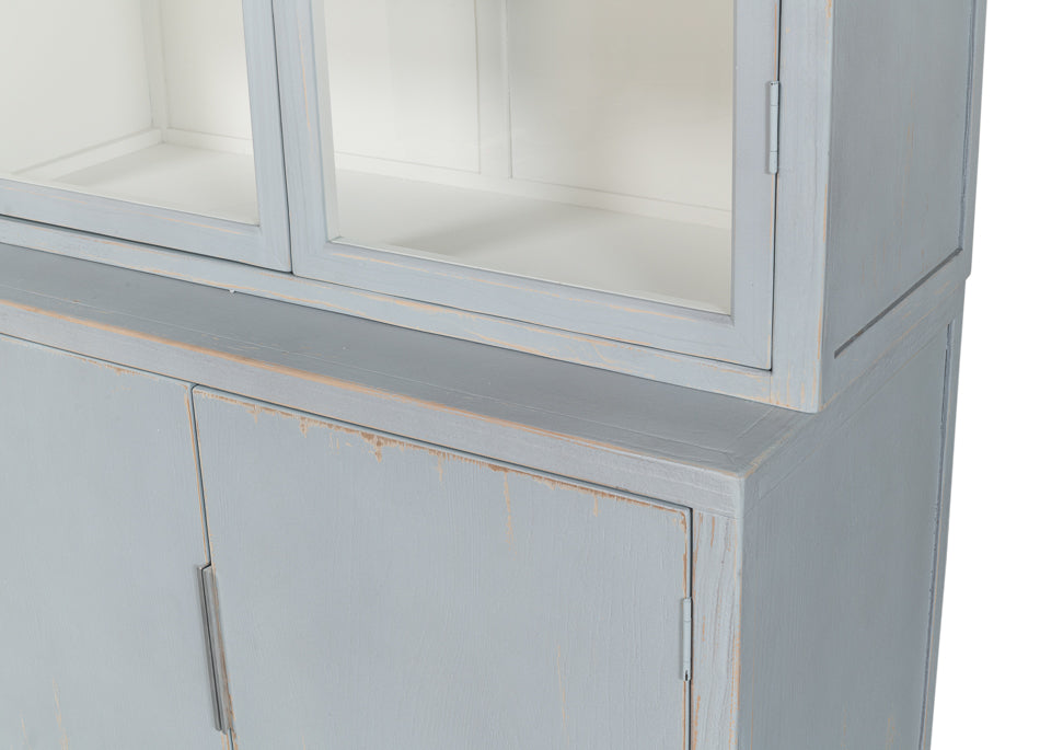 Maldives 4 Door Bookcase Eros Blue
