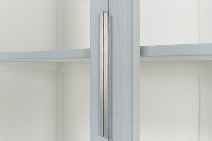 Maldives 4 Door Bookcase Eros Blue