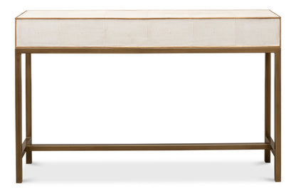 Gideon Shagreen Console Osprey White