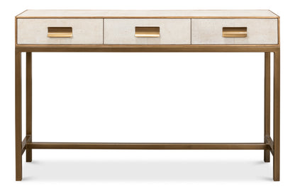 Gideon Shagreen Console Osprey White