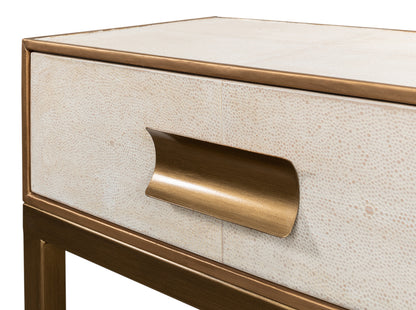 Gideon Shagreen Console Osprey White