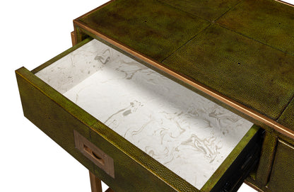 Shagreen Console Table Leaf