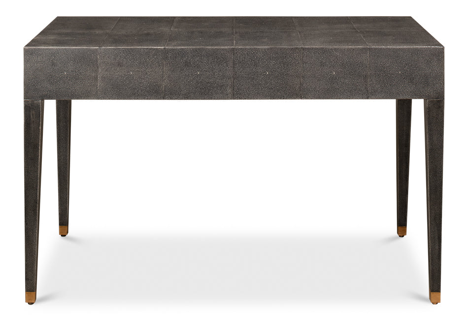 Gabriella Shagreen Desk/Tableant.Grey