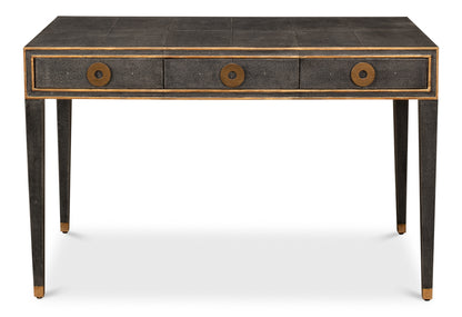 Gabriella Shagreen Desk/Tableant.Grey