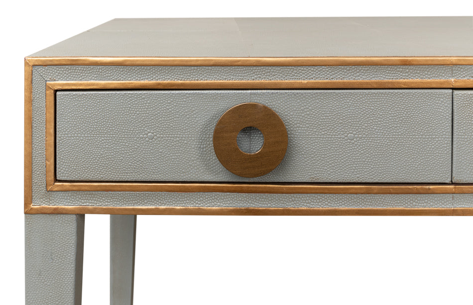 Gabriella Shagreen Desk/Tablestorm Grey