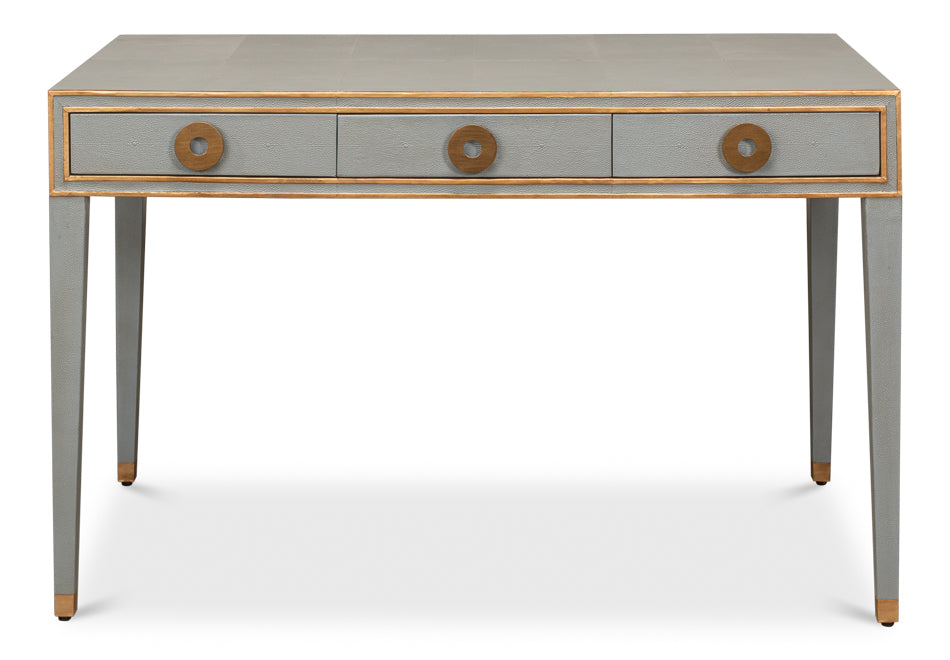 Gabriella Shagreen Desk/Tablestorm Grey