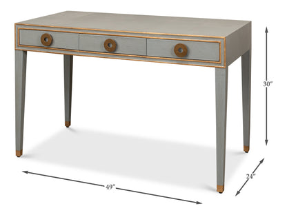 Gabriella Shagreen Desk/Tablestorm Grey