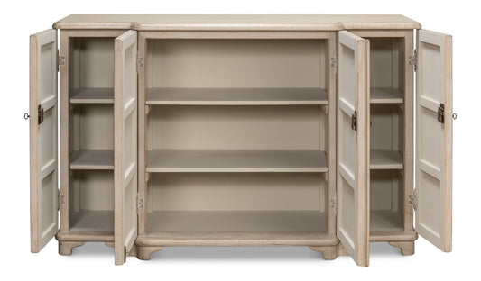 Entree' Sideboard Stone Grey Finish