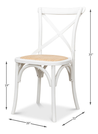Tuileries Side Chair White