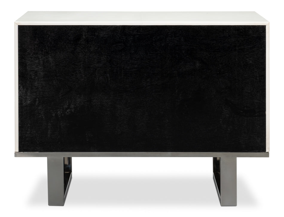 Bronzini Credenza Smallembossed White