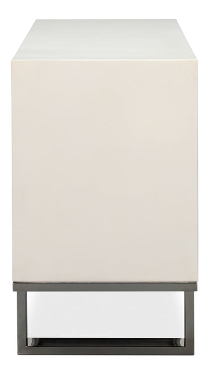 Bronzini Credenza Smallembossed White