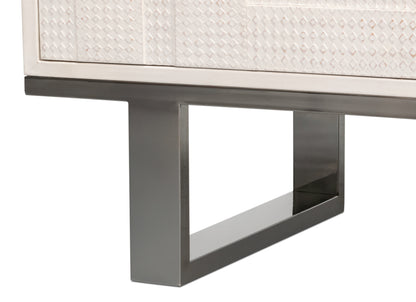 Bronzini Credenza Smallembossed White