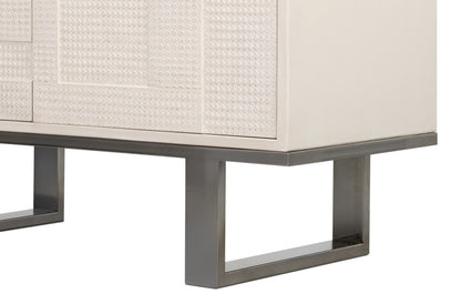 Bronzini Credenza Smallembossed White