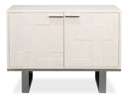 Bronzini Credenza Smallembossed White