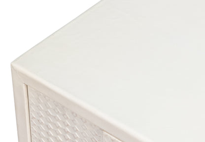 Bronzini Credenza Smallembossed White