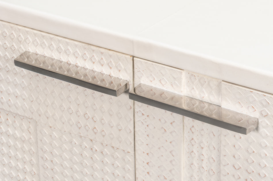 Bronzini Credenza Smallembossed White
