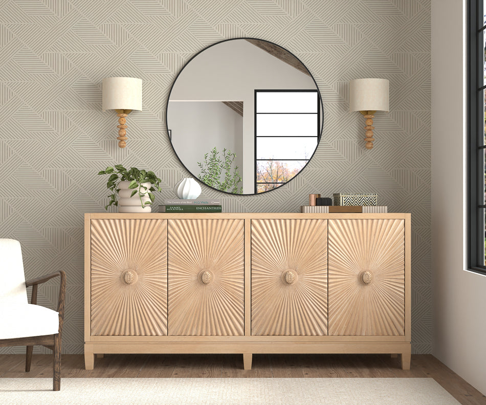 Rayon Four Door Sideboard