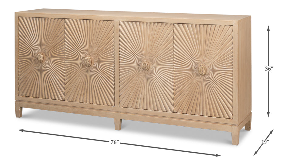 Rayon Four Door Sideboard