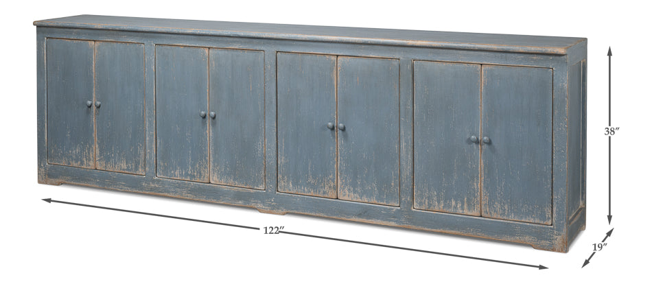 Eight Is Enough Sideboard Blue/Grey