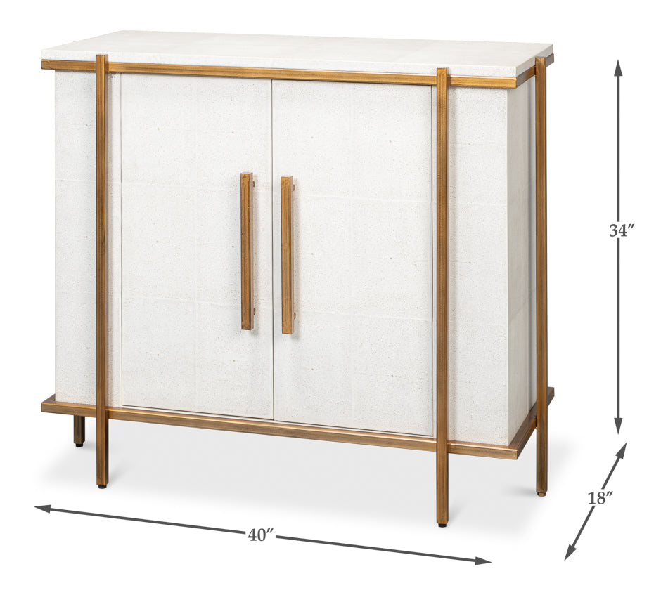 Blakely Door Chest Osprey White
