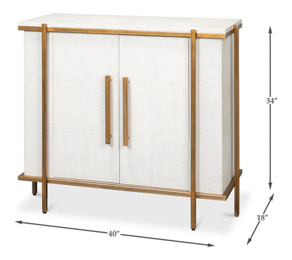 Blakely Door Chest Osprey White
