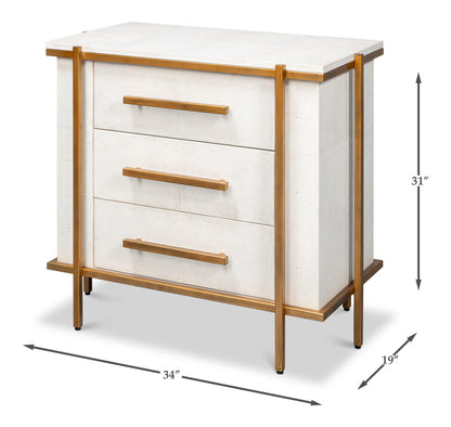Blakely Night Stand Osprey White