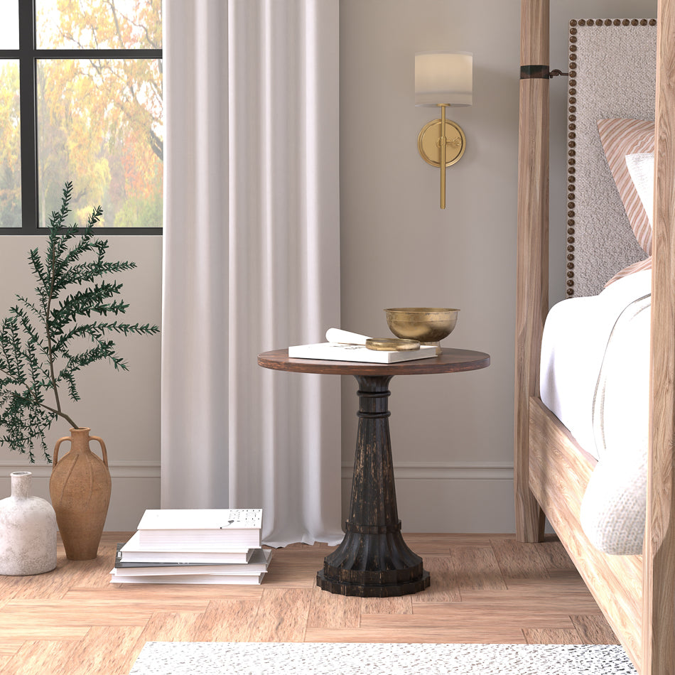 Alister Round End Table
