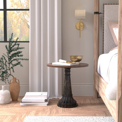 Alister Round End Table